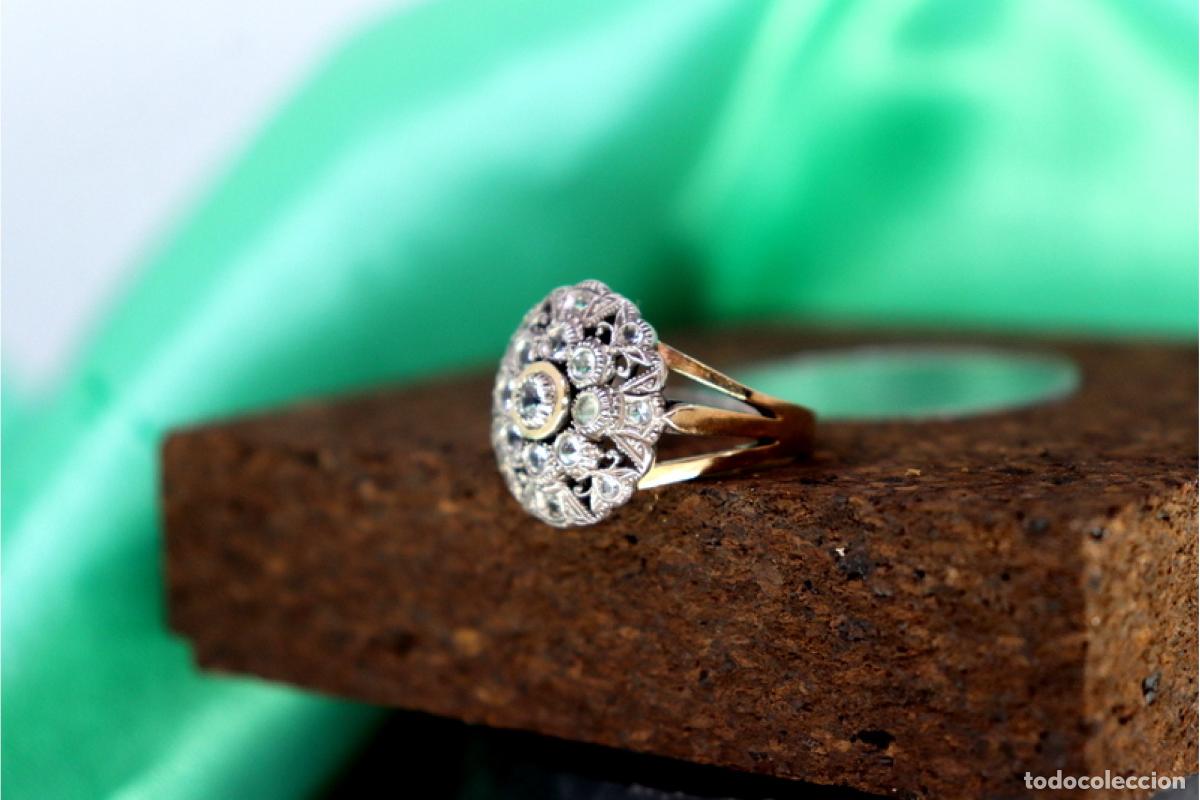 Joyeria: Anillo en oro y plata de 19,2K. - Foto 6