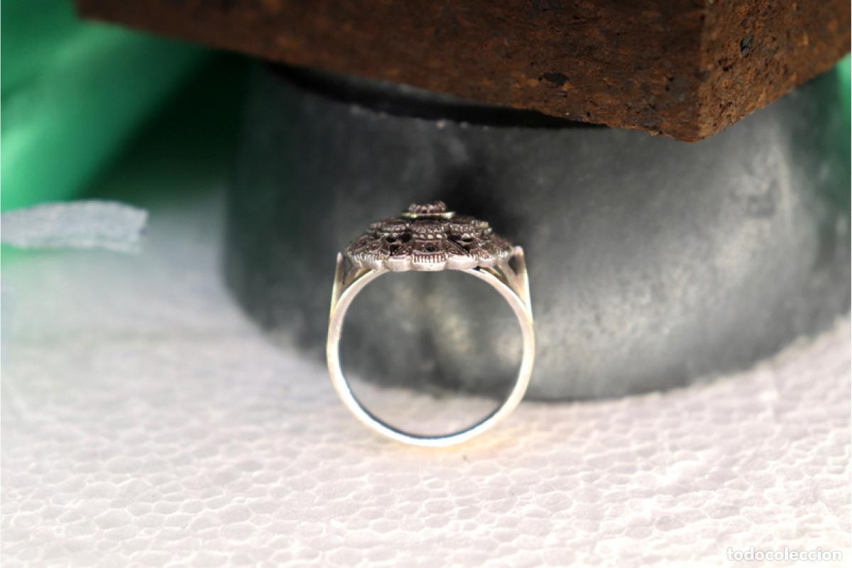Joyeria: Anillo en oro y plata de 19,2K. - Foto 7