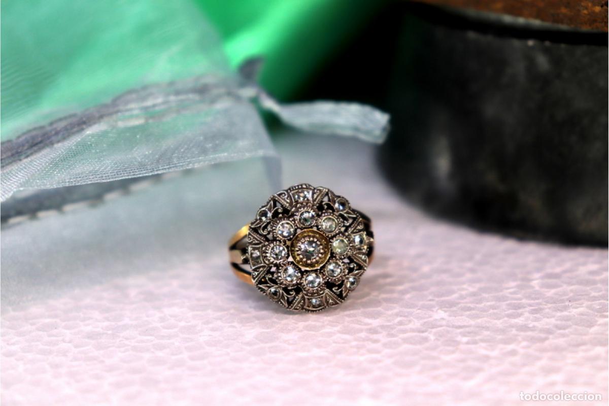 Joyeria: Anillo en oro y plata de 19,2K. - Foto 8