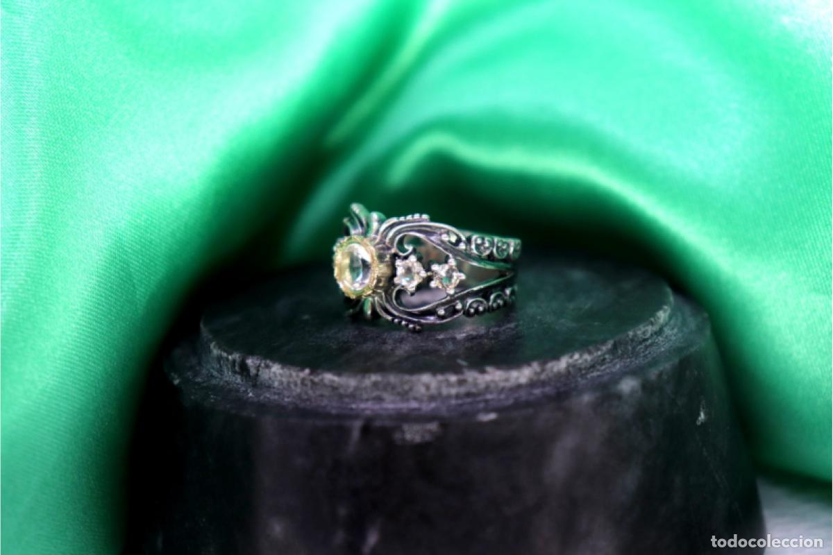 Joyeria: Anillo en oro y plata de 19,2K. - Foto 7
