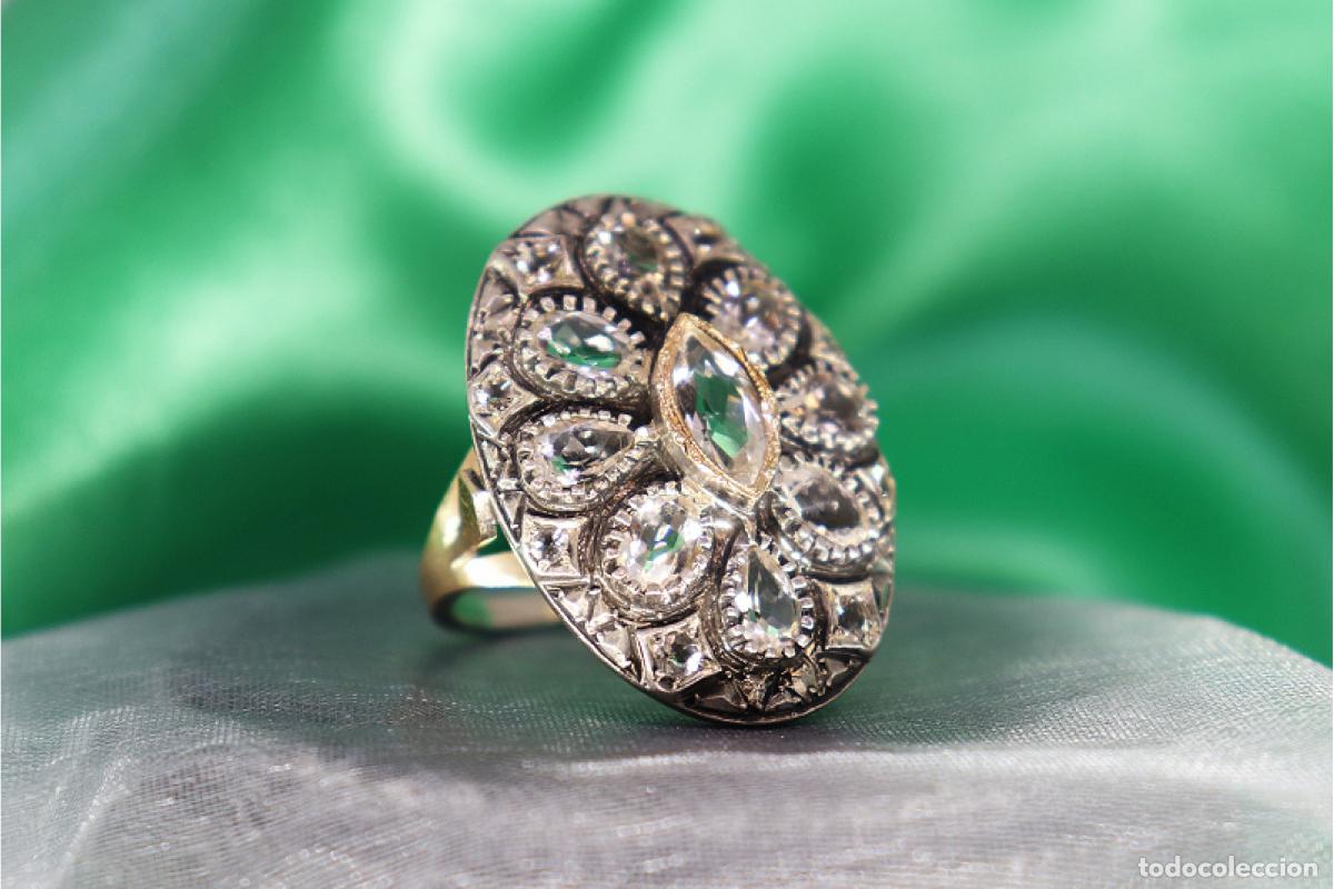 Joyeria: Anillo en oro y plata de 19,2K. - Foto 1