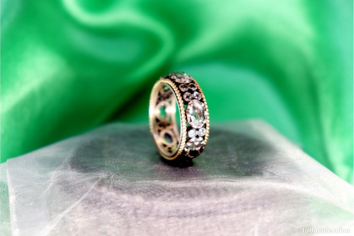 Joyeria: Anillo en oro y plata de 19,2K. - Foto 4