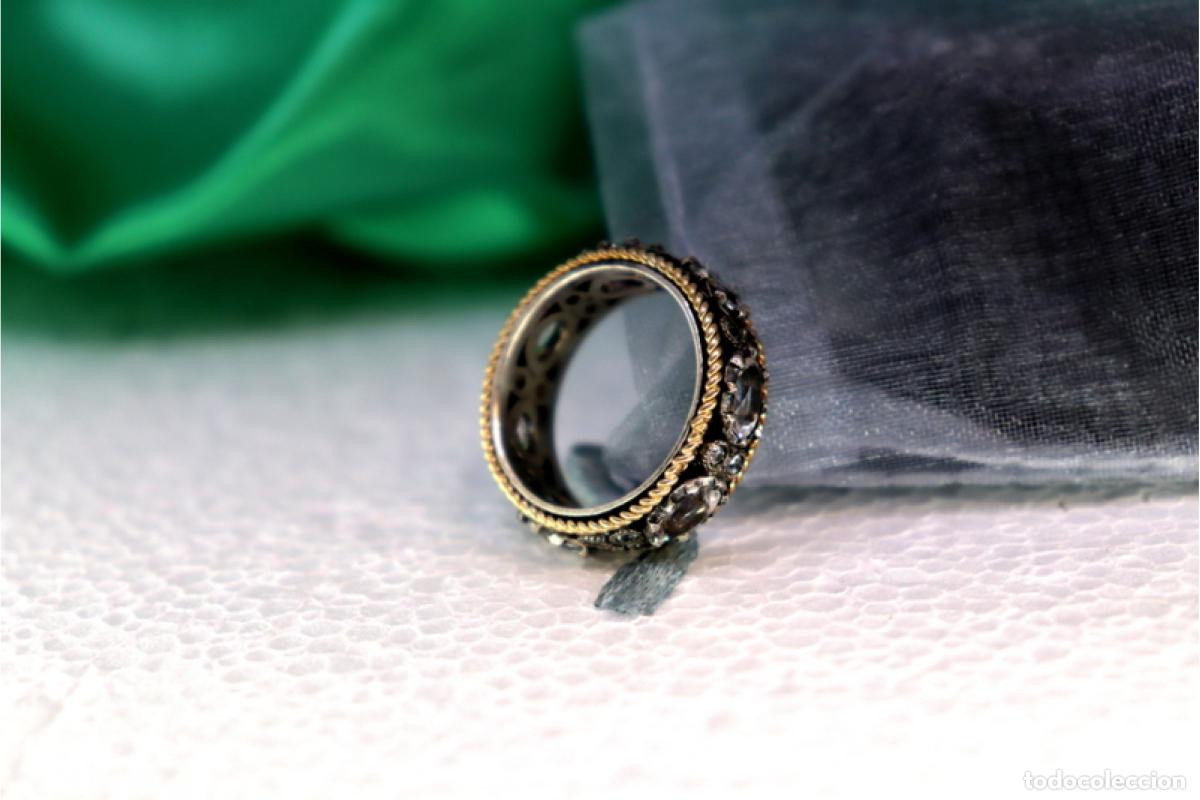 Joyeria: Anillo en oro y plata de 19,2K. - Foto 5