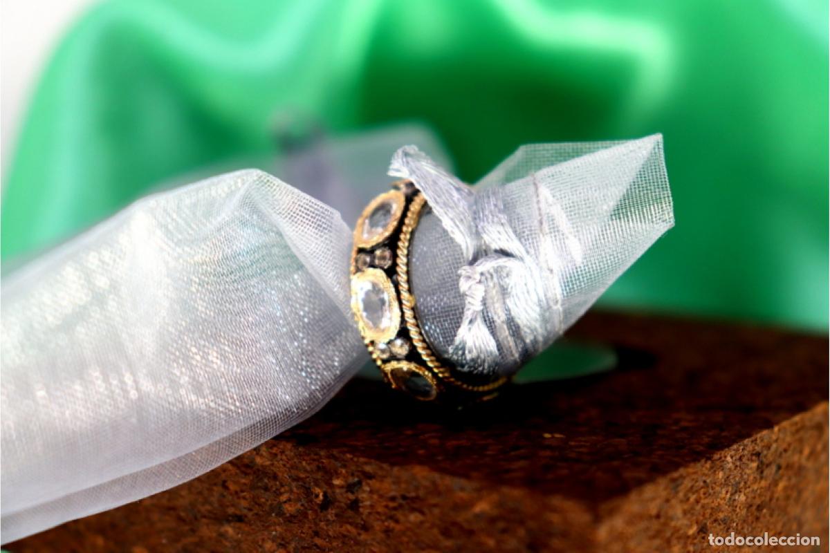 Joyeria: Anillo en oro y plata de 19,2K. - Foto 7