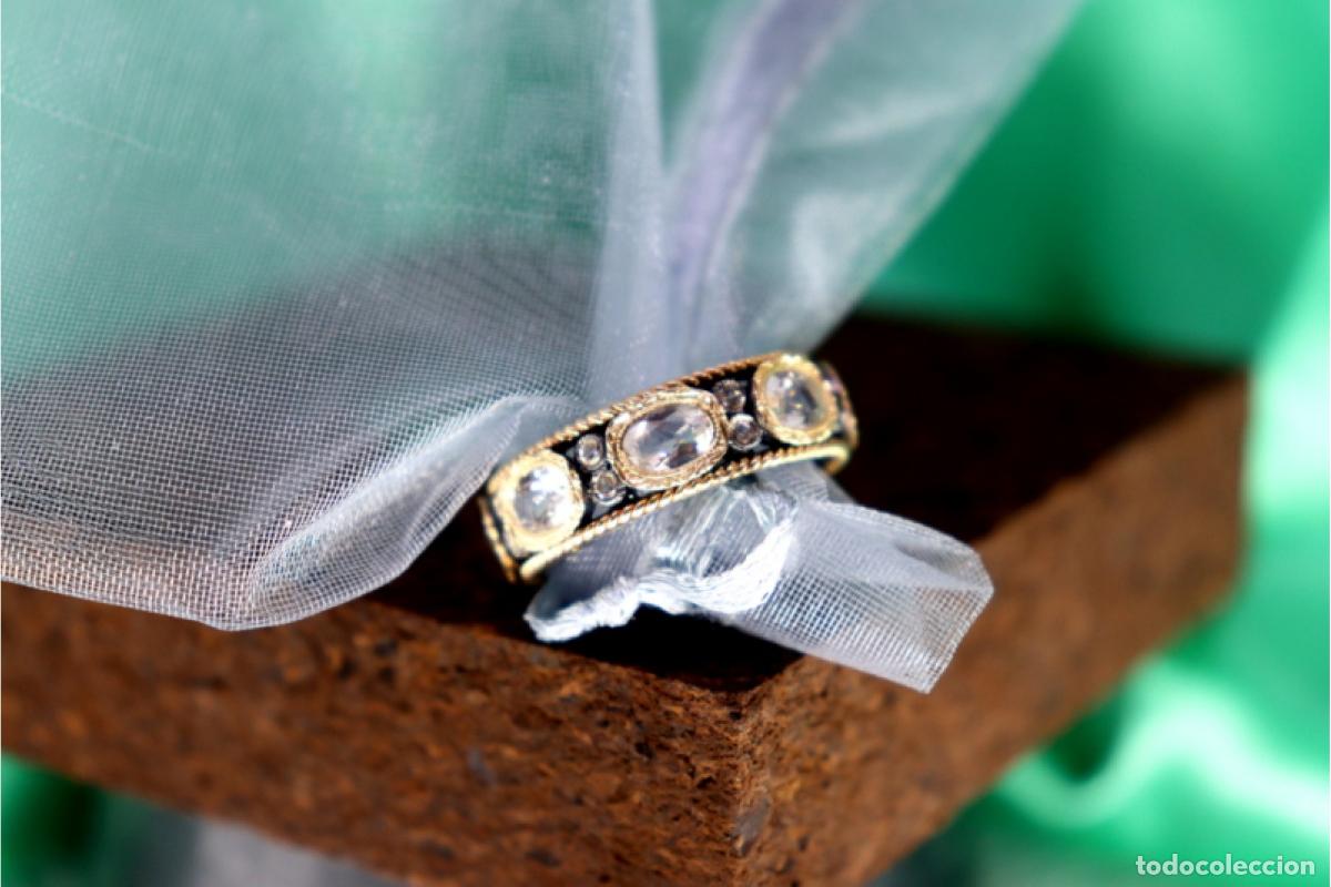 Joyeria: Anillo en oro y plata de 19,2K. - Foto 8