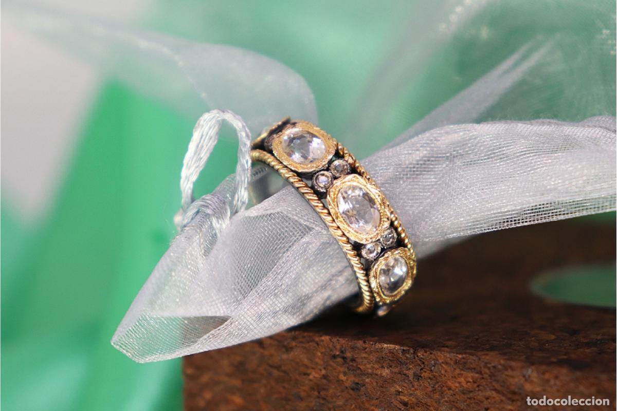 Joyeria: Anillo en oro y plata de 19,2K. - Foto 1