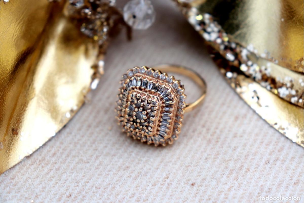 Joyeria: Anillo de oro con diamantes - Foto 4