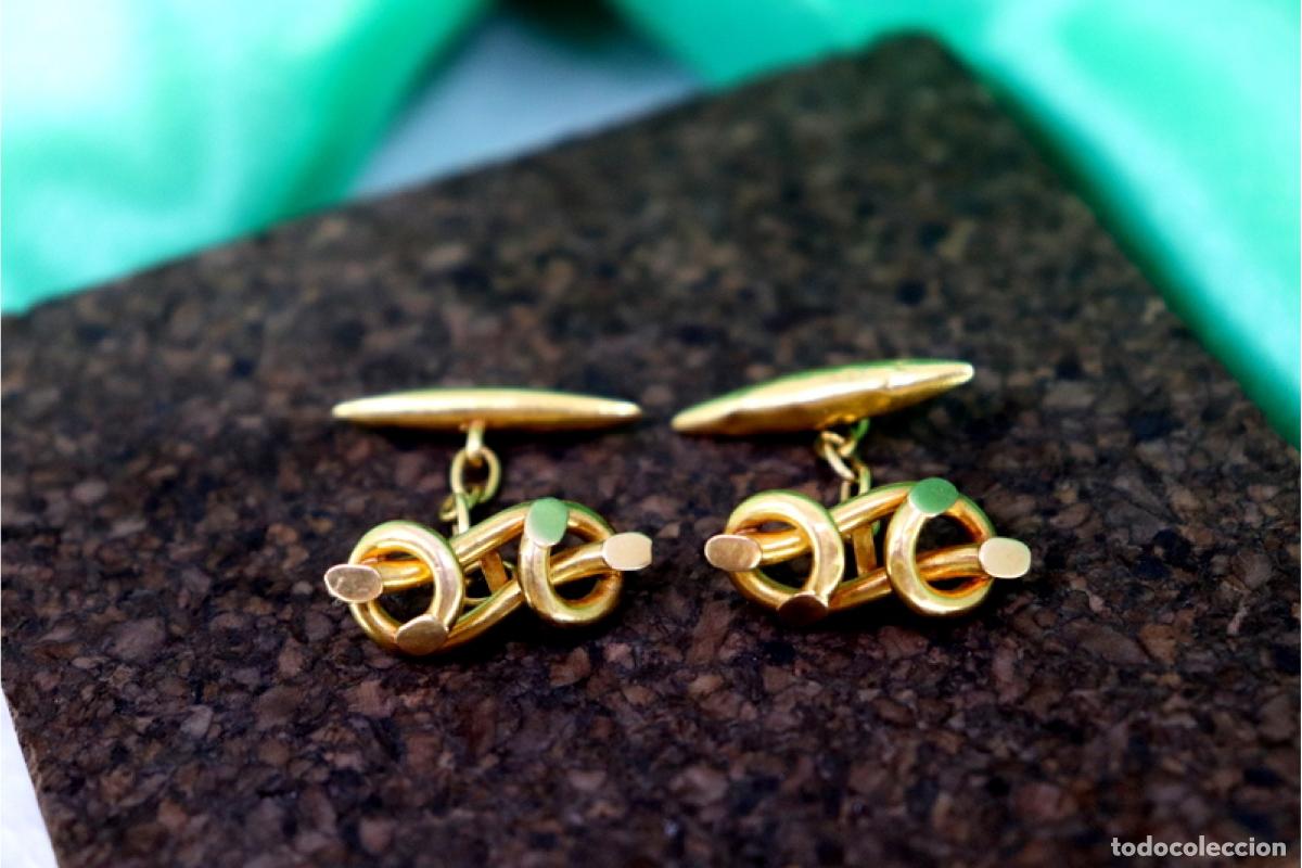 Joyeria: Gemelos de oro de 19,2 quilates - Foto 1