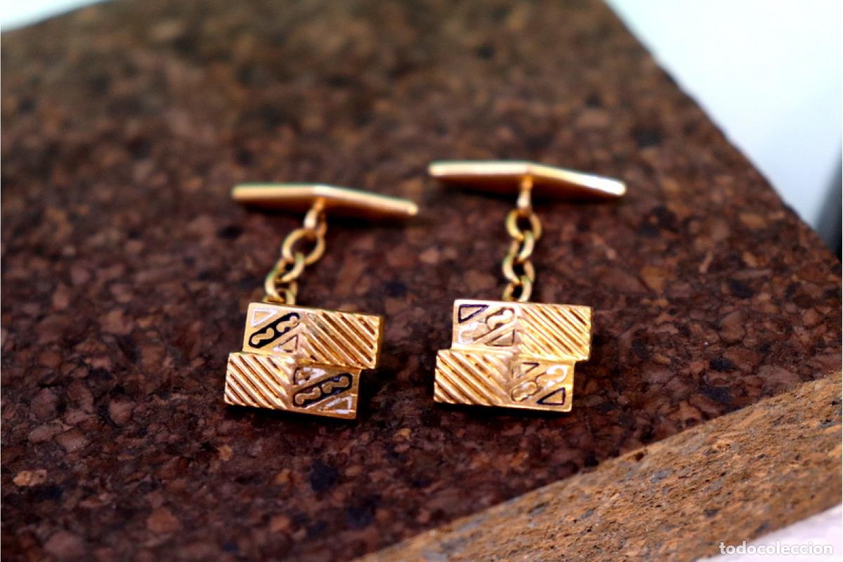 Joyeria: Gemelos de oro de 19,2 quilates - Foto 3