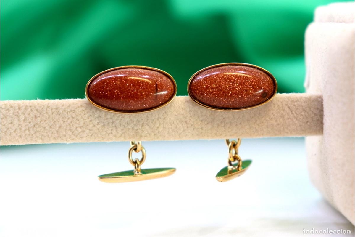 Joyeria: Gemelos de oro de 19,2 quilates - Foto 2