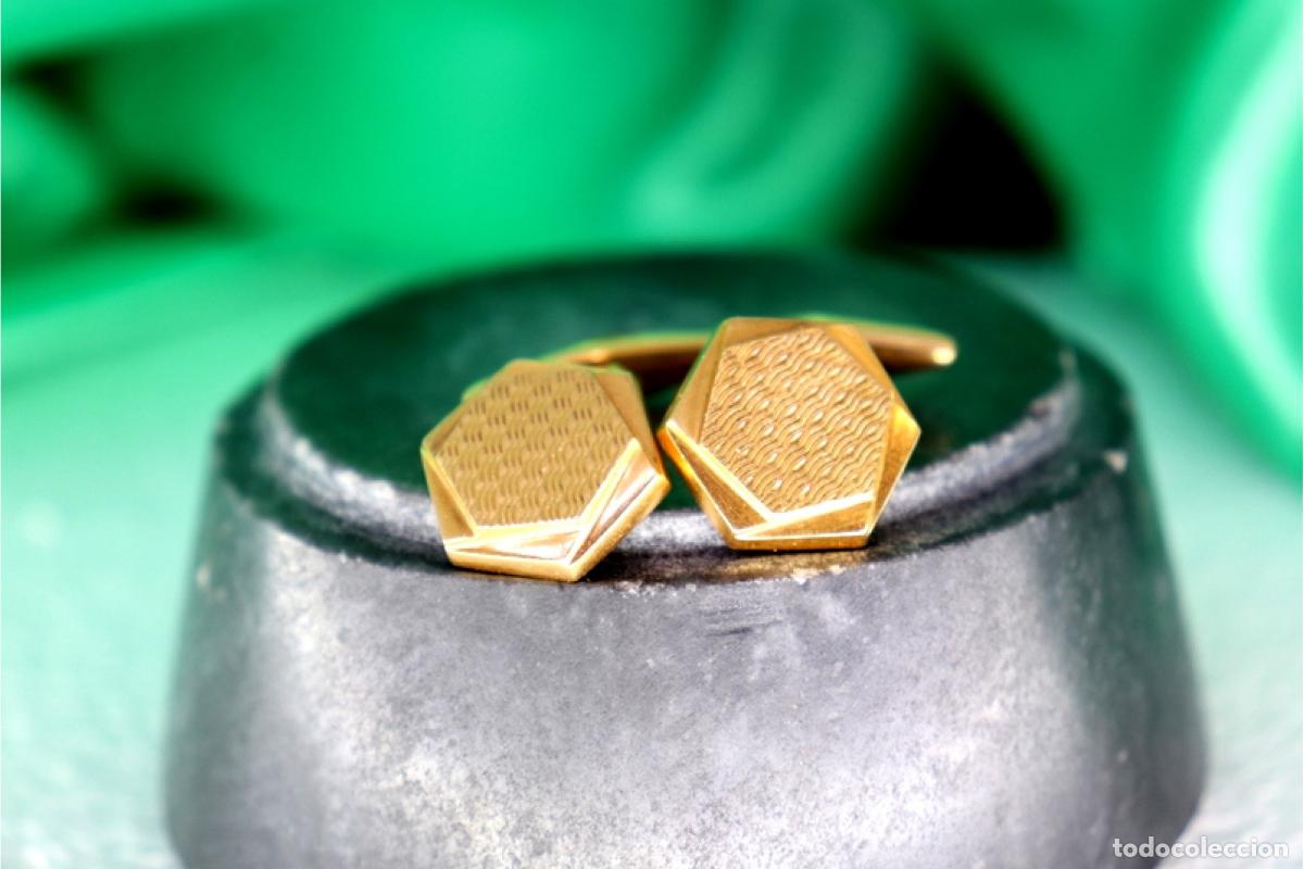 Joyeria: Gemelos de oro de 19,2 quilates - Foto 3