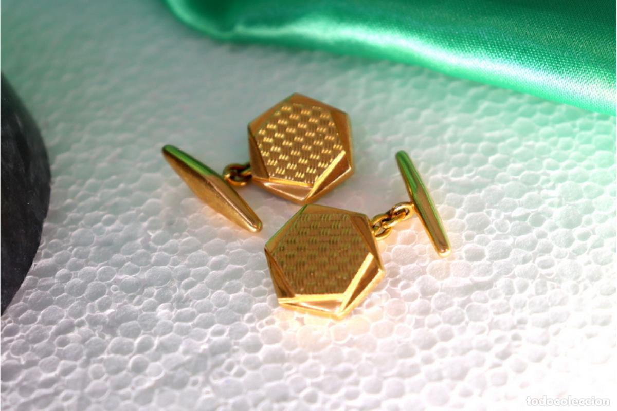 Joyeria: Gemelos de oro de 19,2 quilates - Foto 4