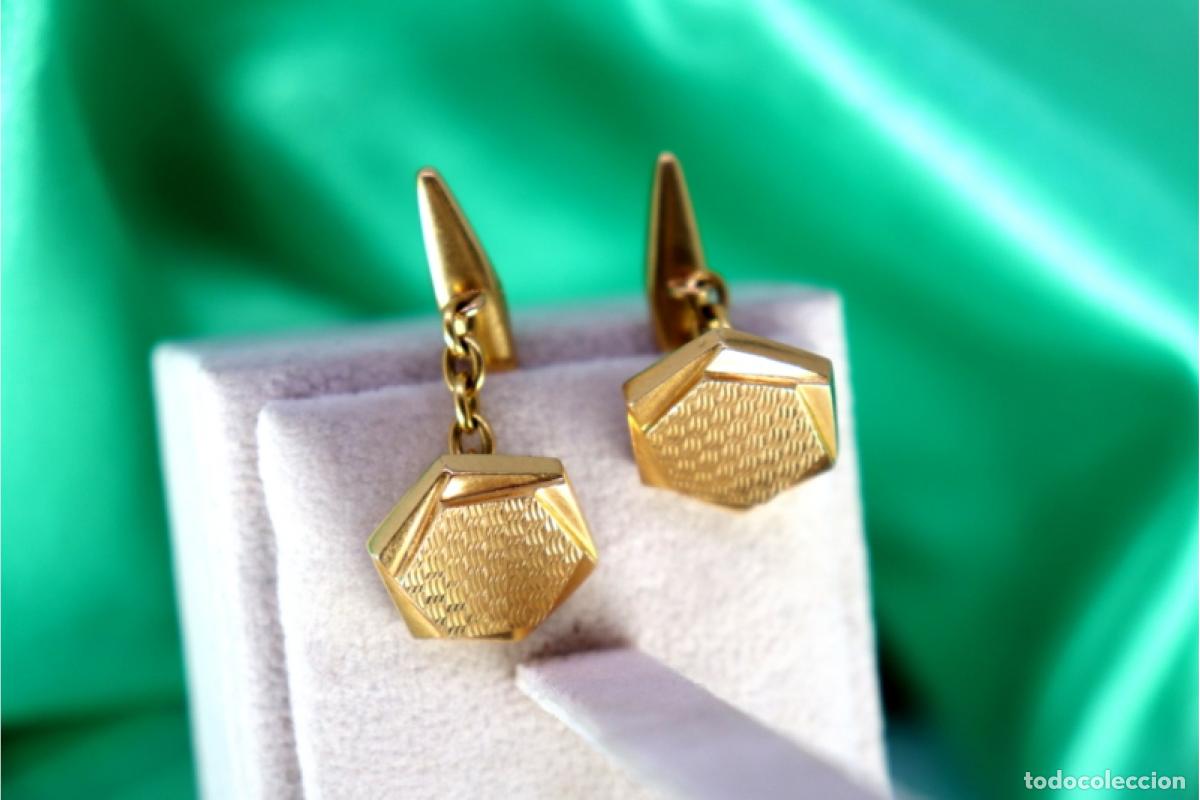 Joyeria: Gemelos de oro de 19,2 quilates - Foto 1
