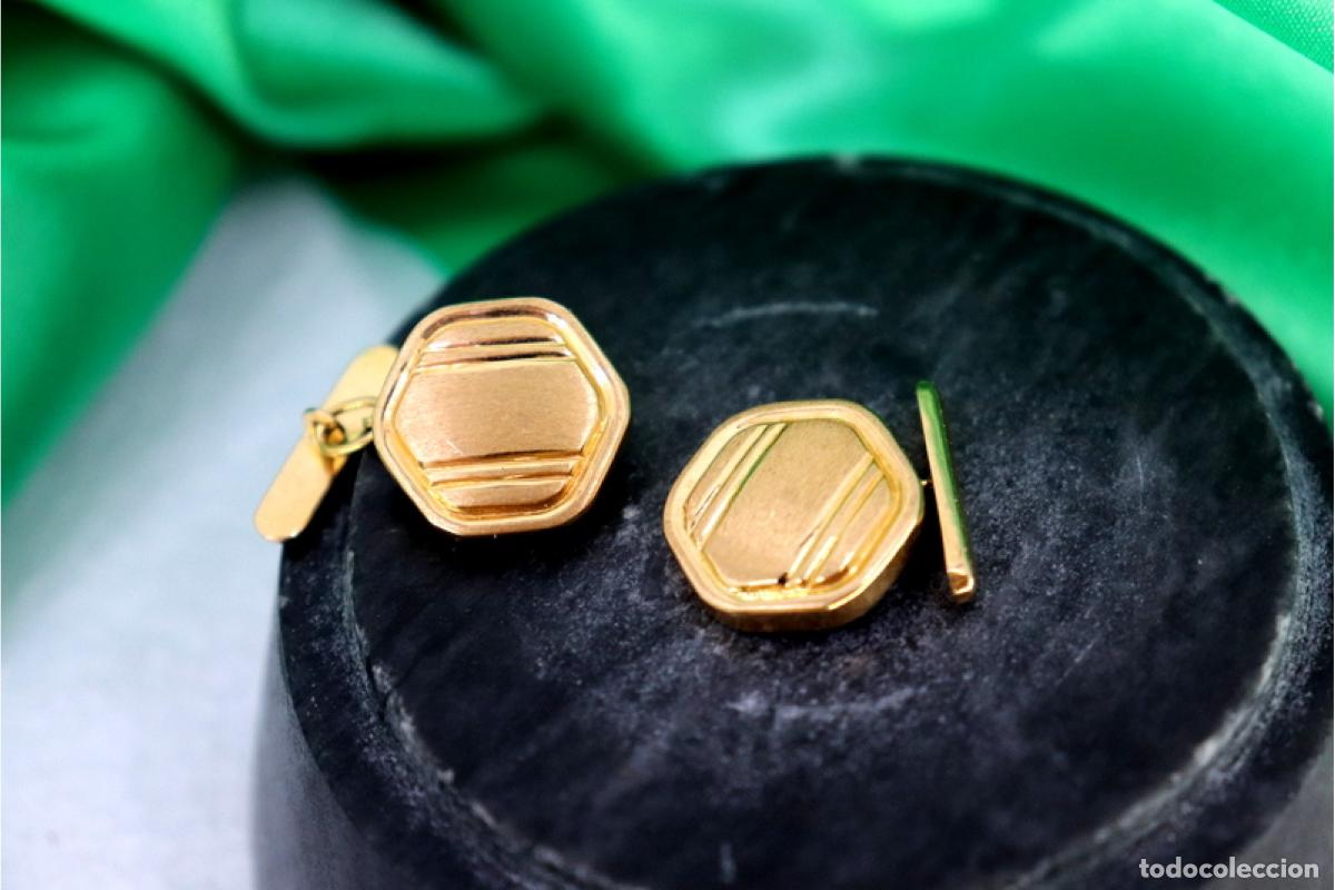 Joyeria: Gemelos de oro de 19,2 quilates - Foto 3