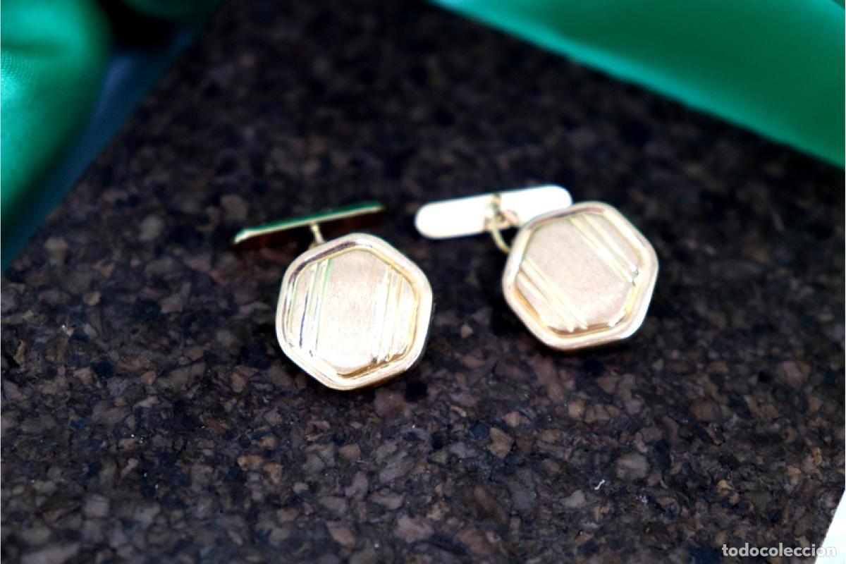Joyeria: Gemelos de oro de 19,2 quilates - Foto 5