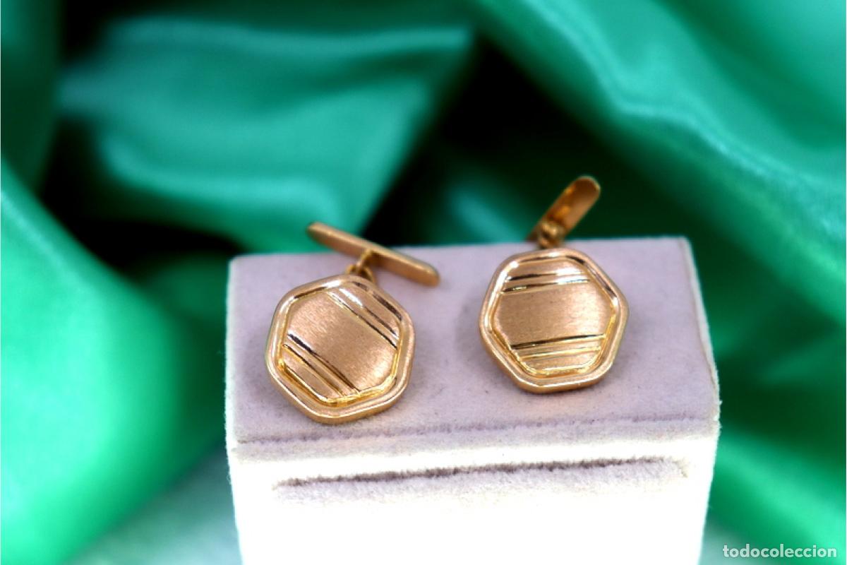 Joyeria: Gemelos de oro de 19,2 quilates - Foto 1