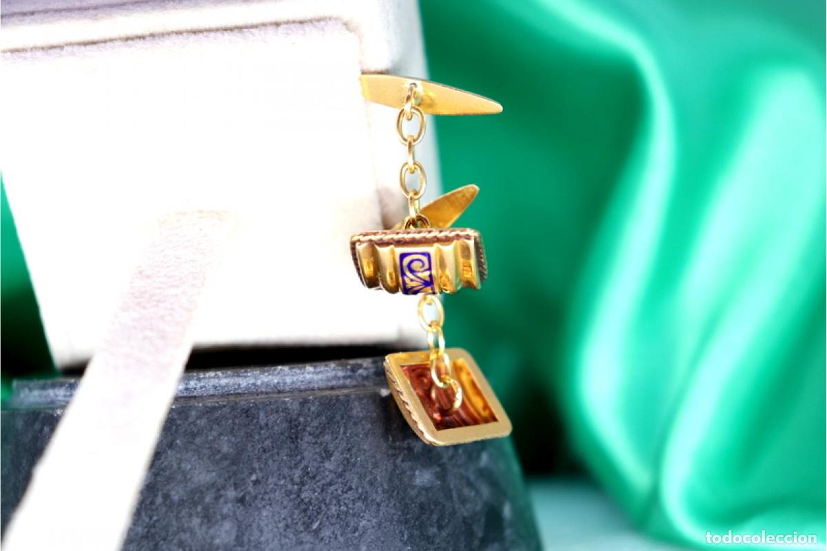 Joyeria: Gemelos de oro de 19,2 quilates - Foto 2