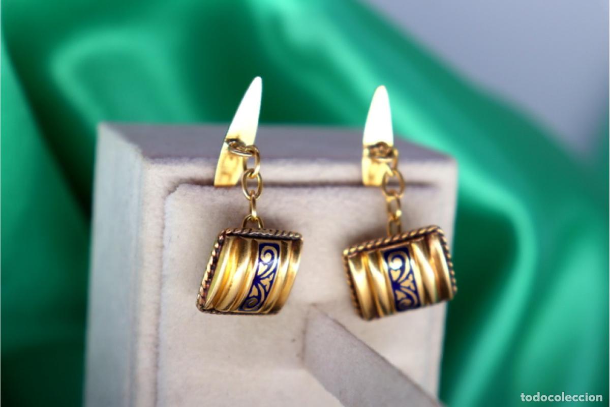 Joyeria: Gemelos de oro de 19,2 quilates - Foto 3