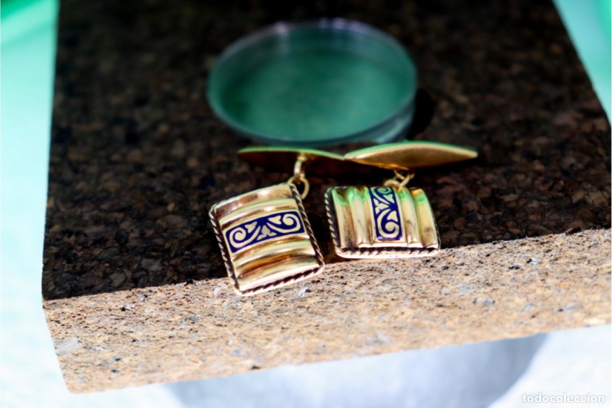 Joyeria: Gemelos de oro de 19,2 quilates - Foto 6