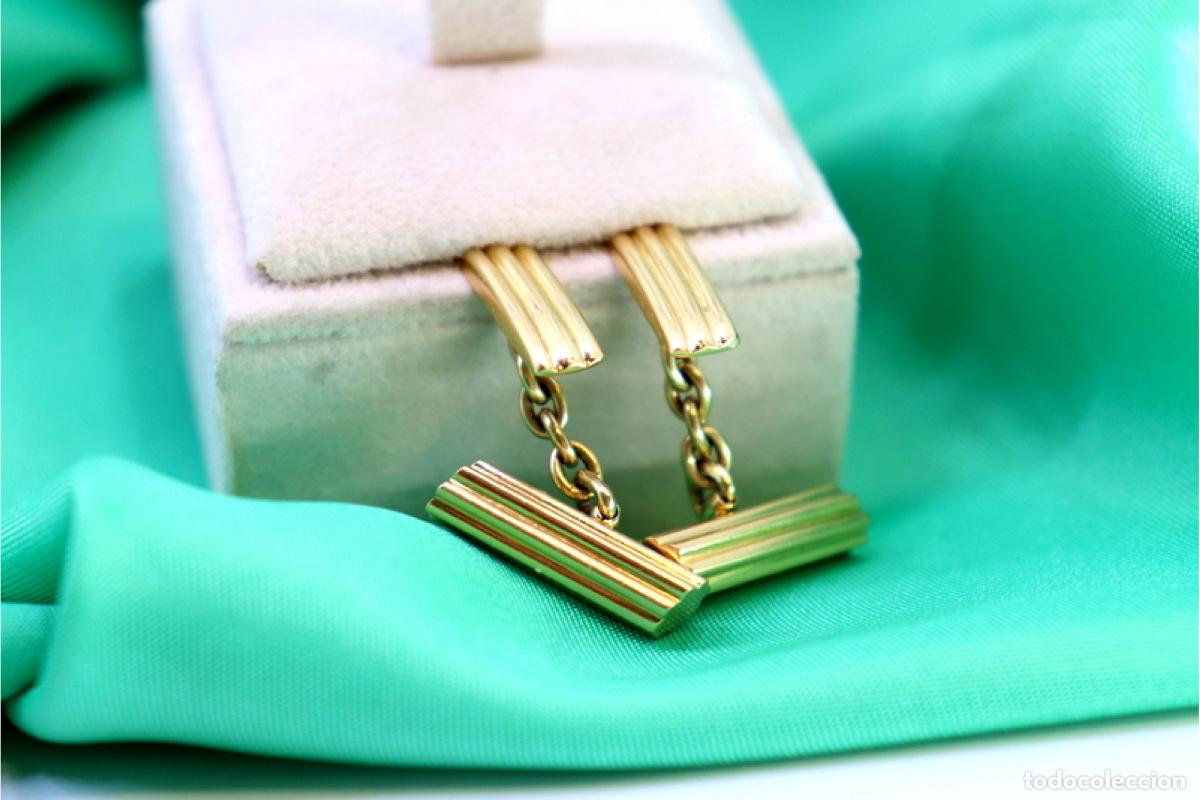 Joyeria: Gemelos de oro de 19,2 quilates - Foto 4