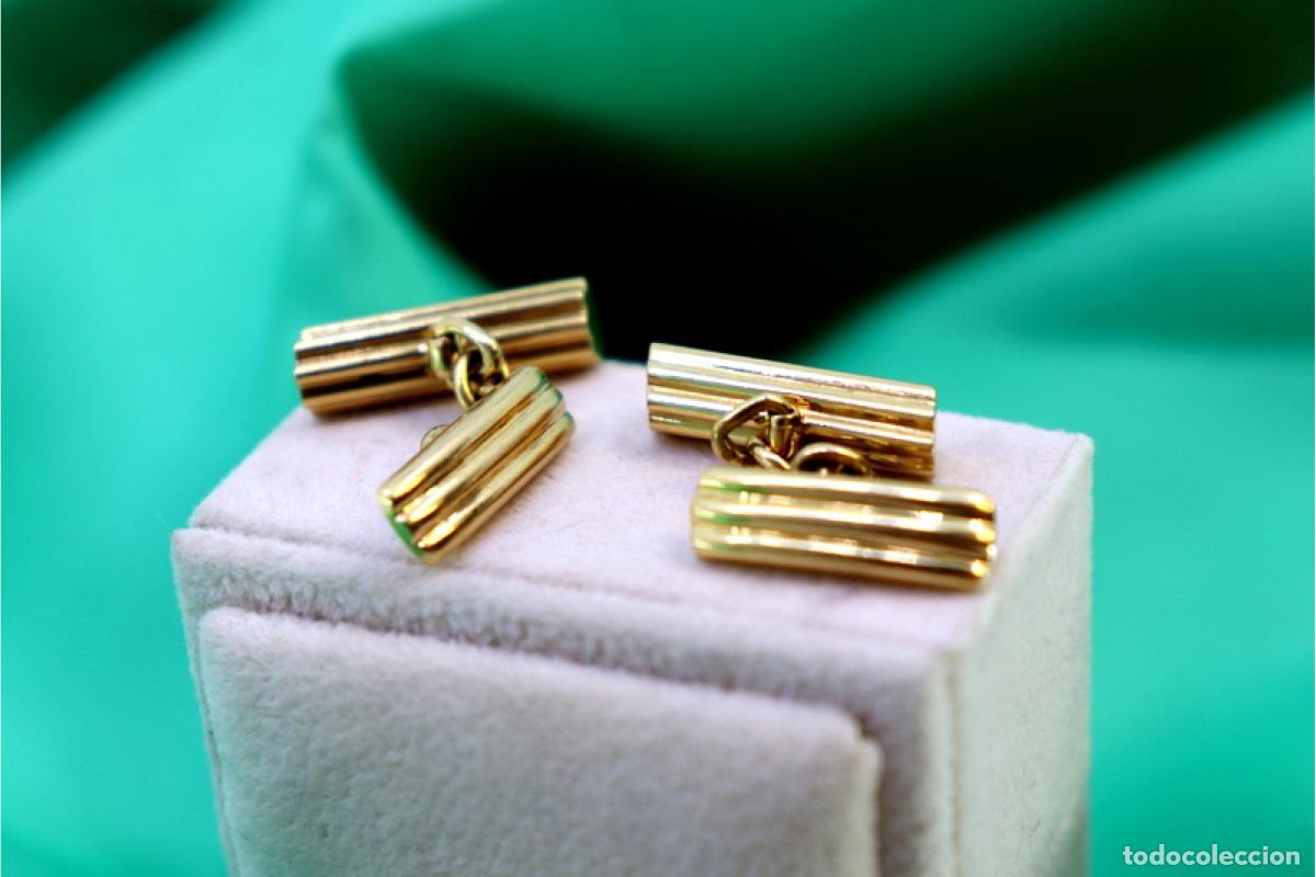 Joyeria: Gemelos de oro de 19,2 quilates - Foto 5