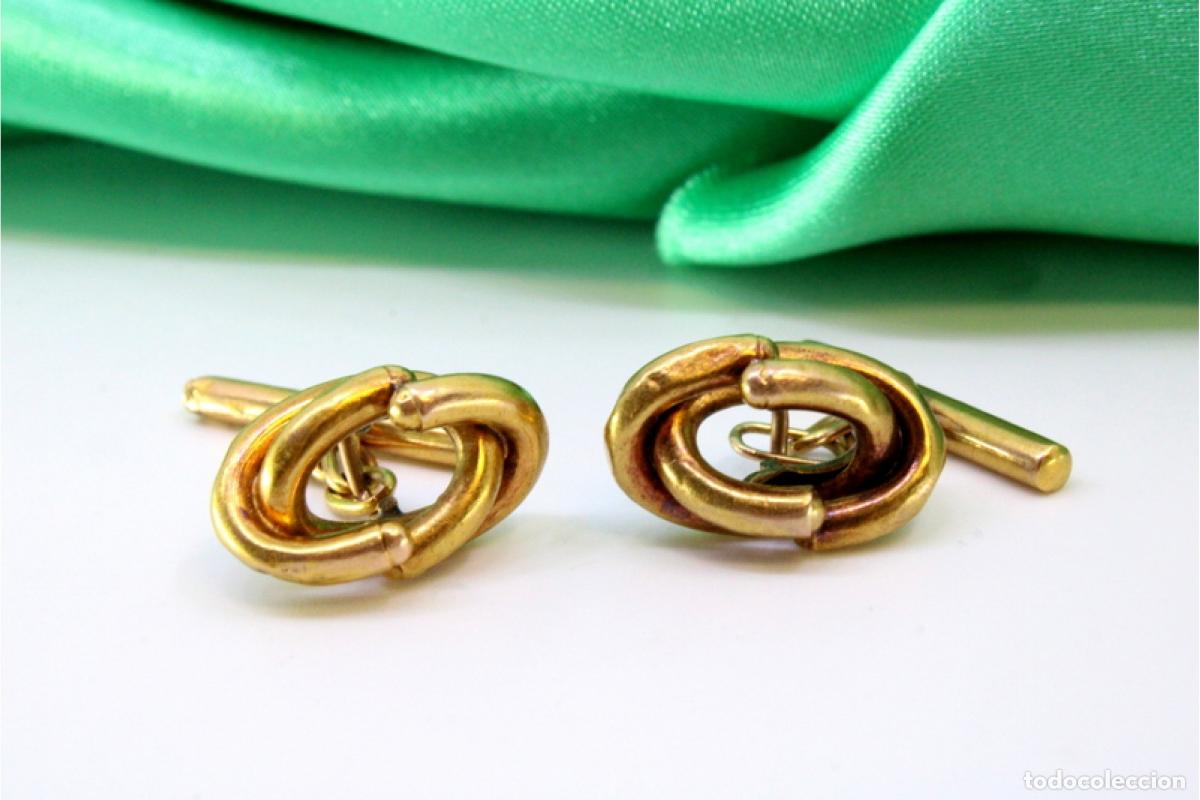 Joyeria: Gemelos de oro de 19,2 quilates - Foto 3