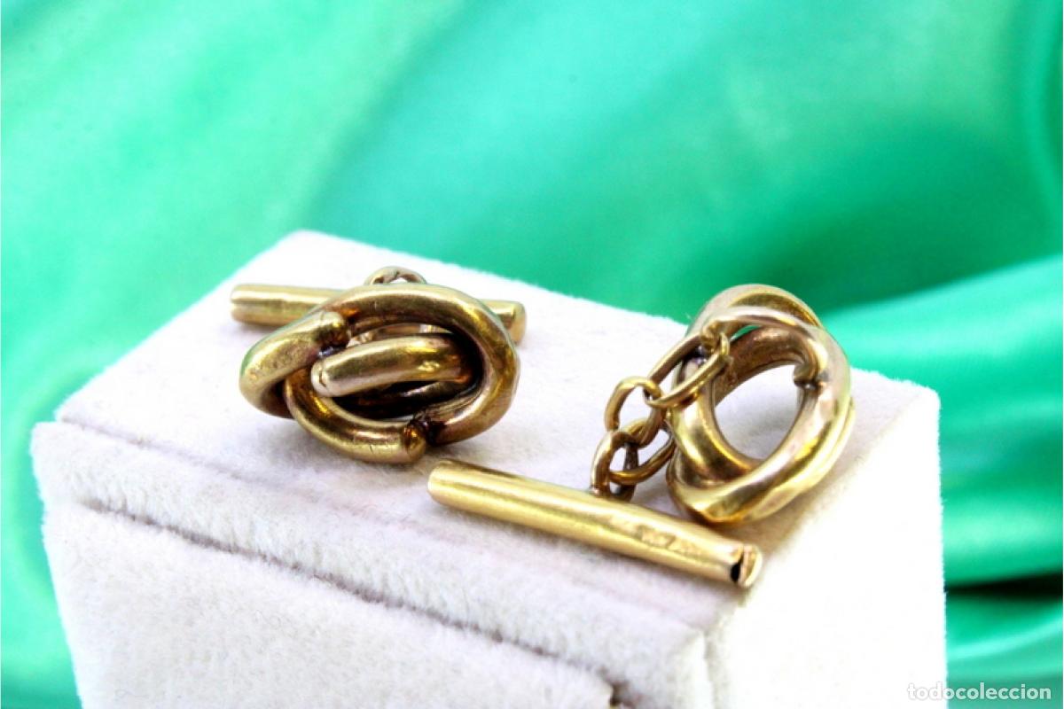 Joyeria: Gemelos de oro de 19,2 quilates - Foto 5