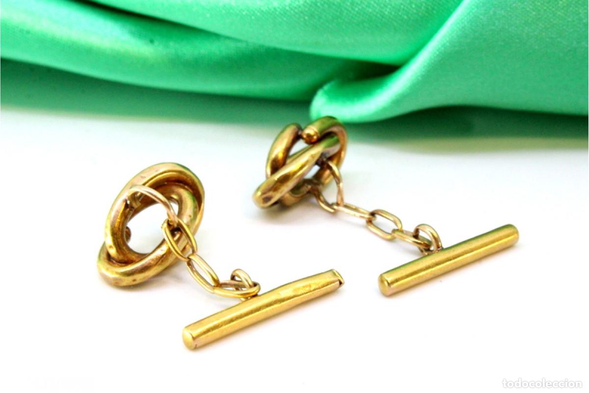 Joyeria: Gemelos de oro de 19,2 quilates - Foto 1