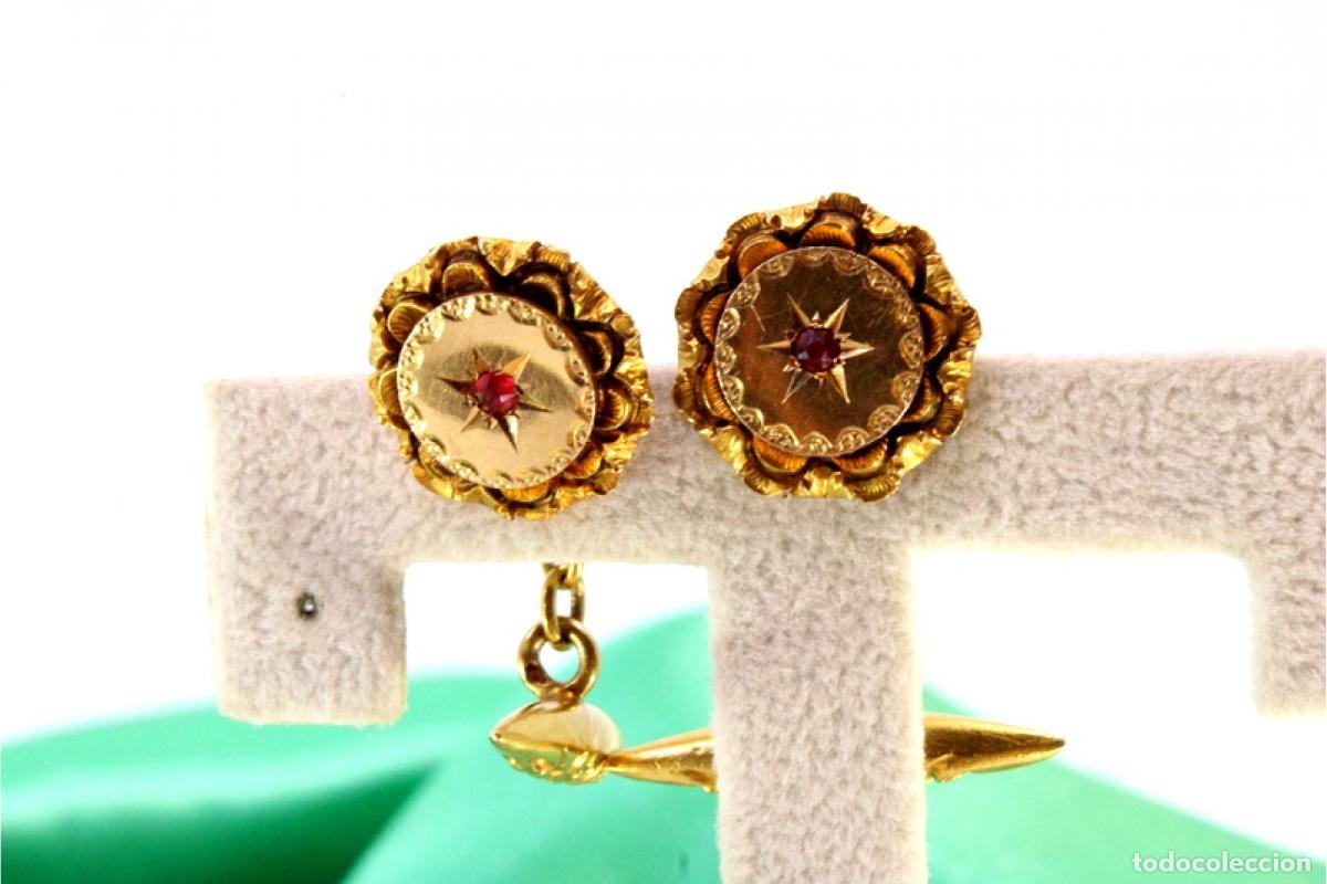 Joyeria: Gemelos de oro de 19,2 quilates - Foto 3