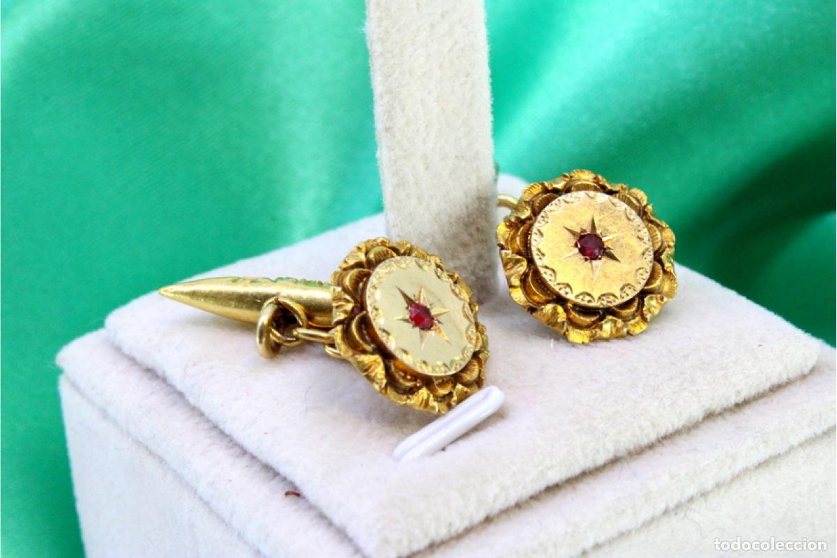 Joyeria: Gemelos de oro de 19,2 quilates - Foto 6