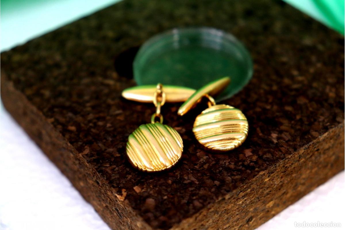 Joyeria: Gemelos de oro de 19,2 quilates - Foto 3