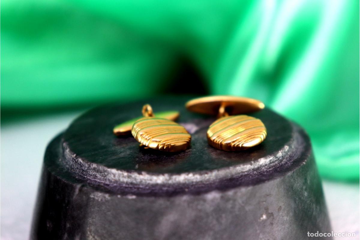 Joyeria: Gemelos de oro de 19,2 quilates - Foto 4