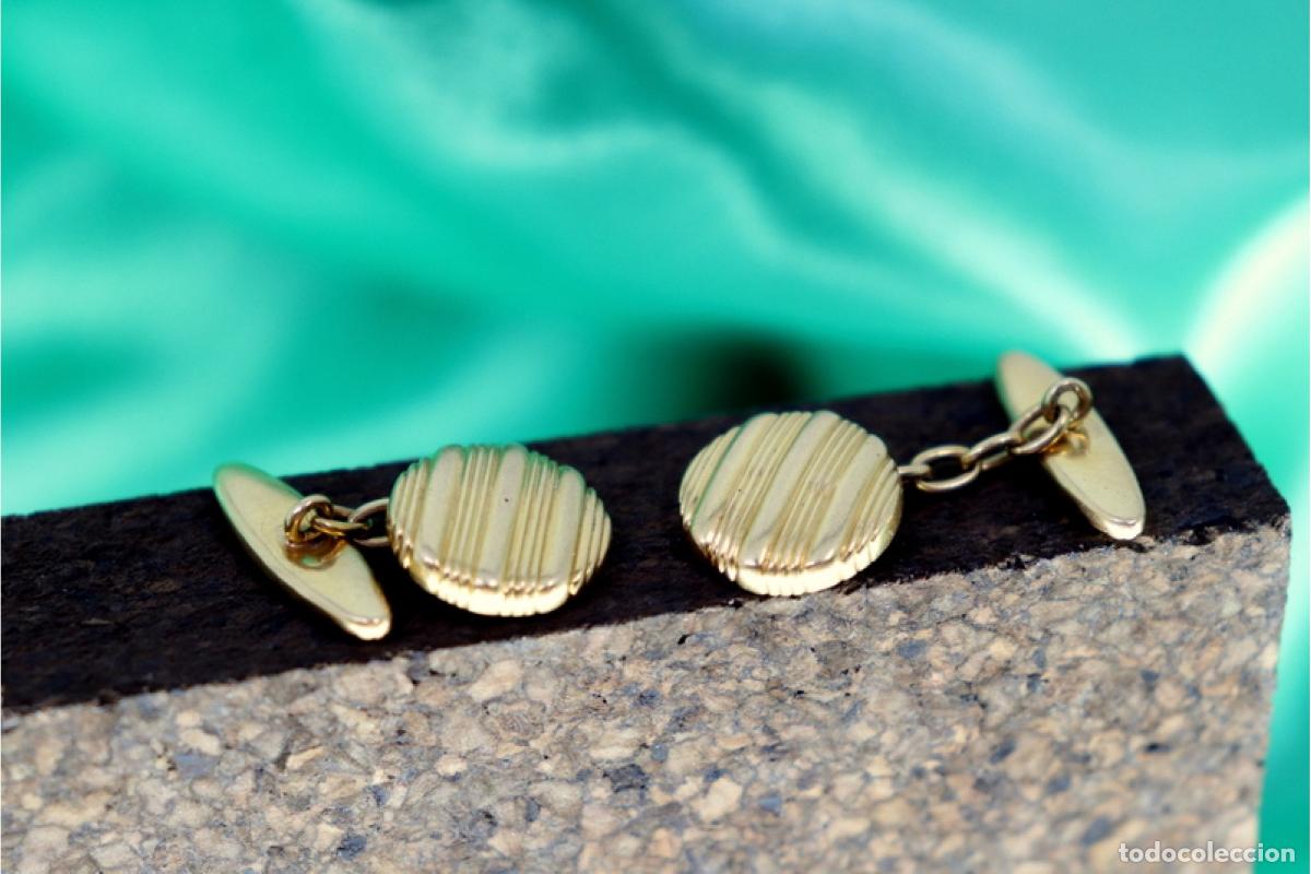 Joyeria: Gemelos de oro de 19,2 quilates - Foto 5