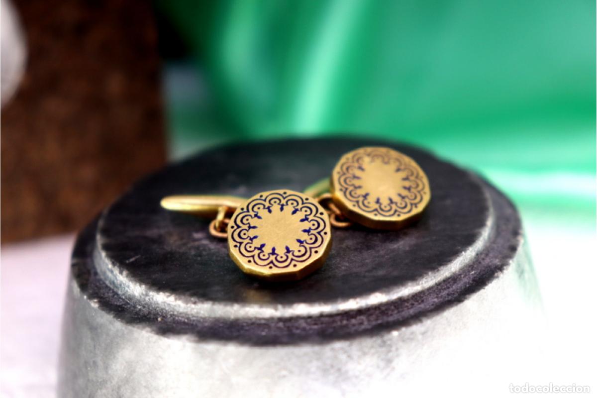 Joyeria: Gemelos de oro de 19,2 quilates - Foto 3