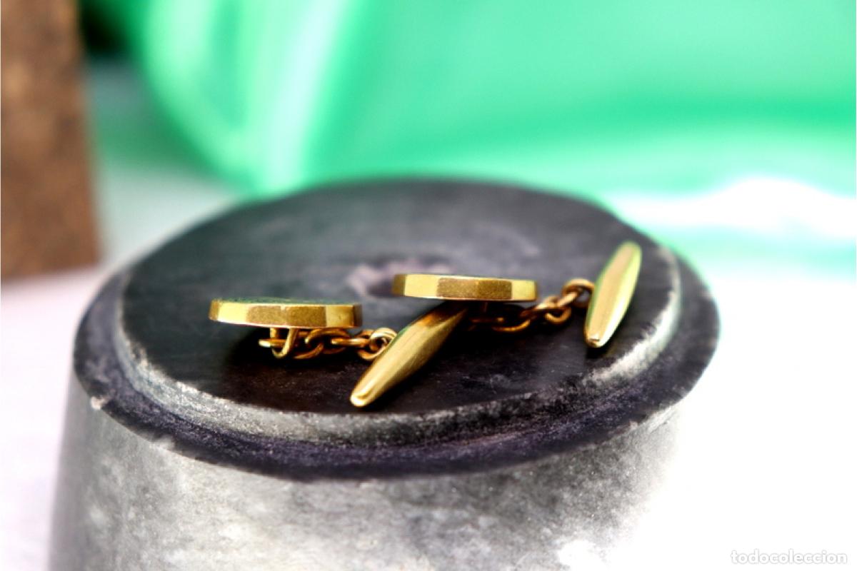 Joyeria: Gemelos de oro de 19,2 quilates - Foto 5