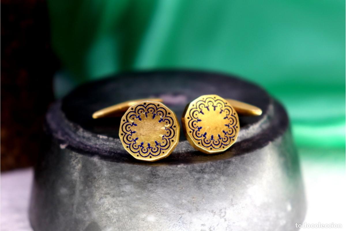 Joyeria: Gemelos de oro de 19,2 quilates - Foto 1