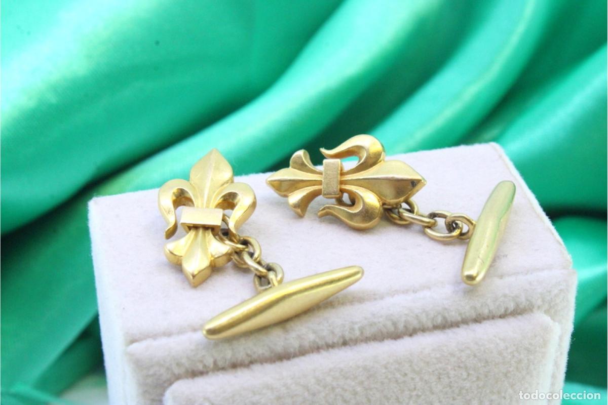 Joyeria: Gemelos de oro de 19,2 quilates - Foto 3