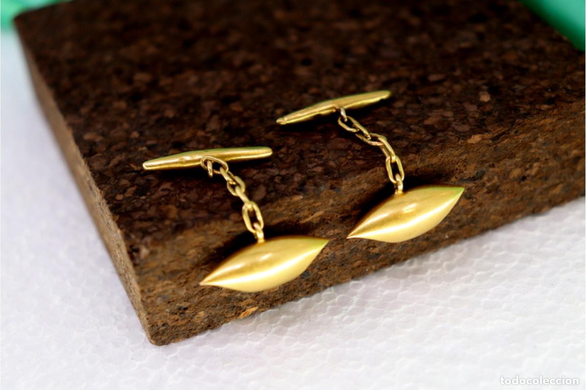 Joyeria: Gemelos de oro de 19,2 quilates - Foto 4