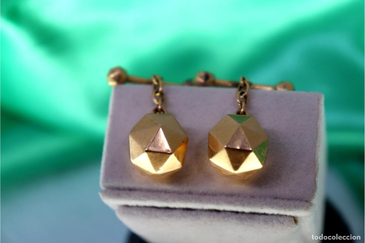 Joyeria: Gemelos de oro de 19,2 quilates - Foto 3