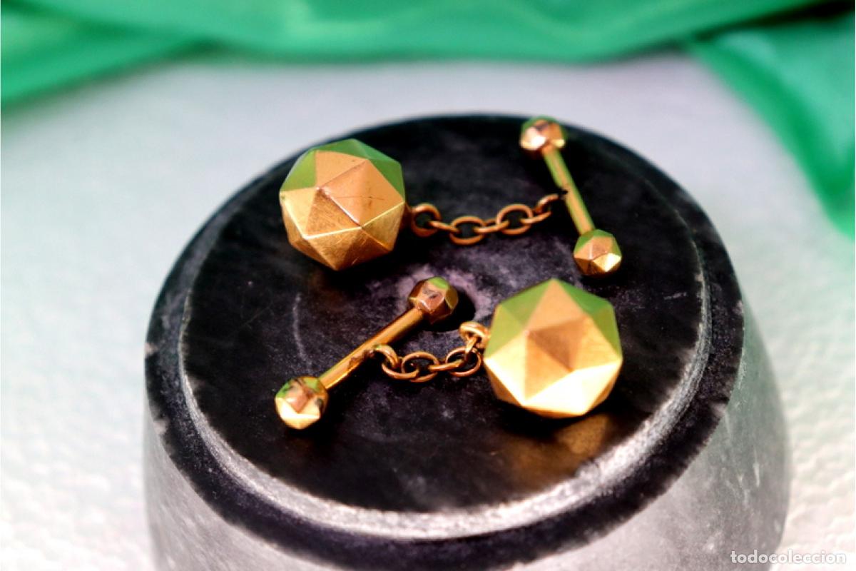 Joyeria: Gemelos de oro de 19,2 quilates - Foto 5