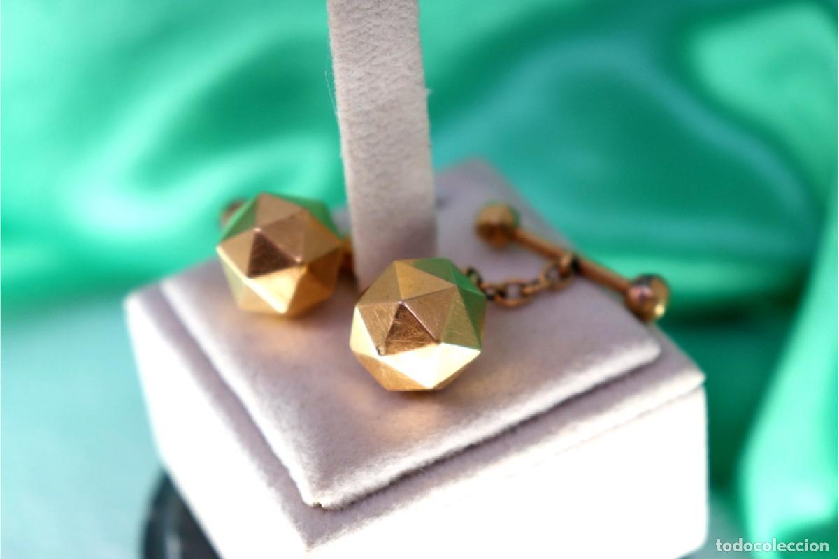 Joyeria: Gemelos de oro de 19,2 quilates - Foto 6