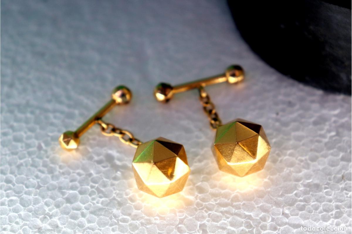 Joyeria: Gemelos de oro de 19,2 quilates - Foto 8