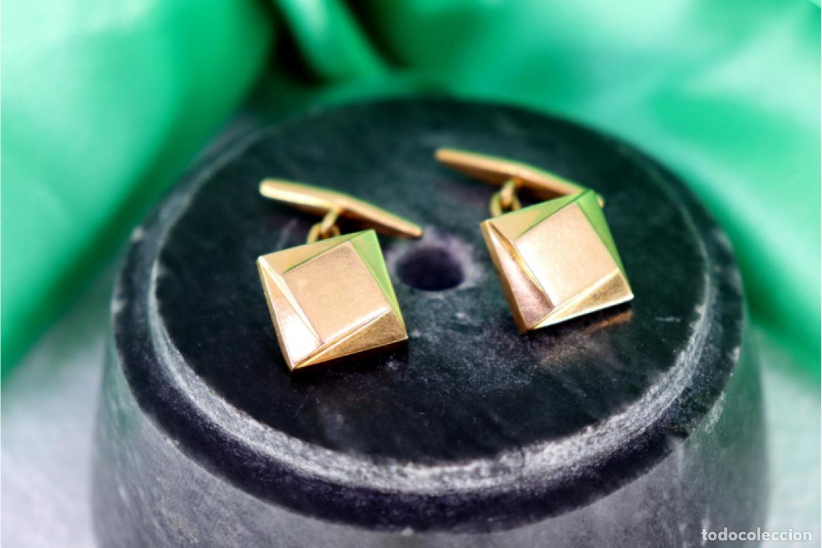 Joyeria: Gemelos de oro de 19,2 quilates - Foto 3
