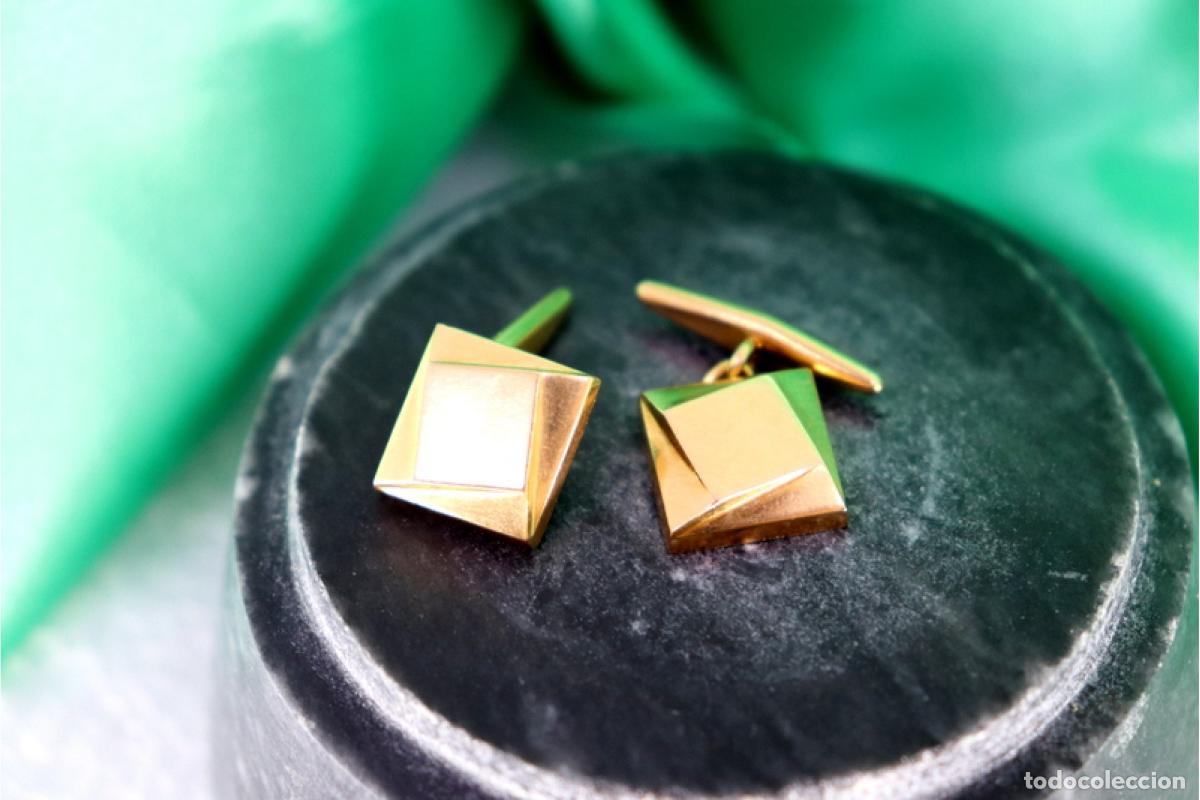 Joyeria: Gemelos de oro de 19,2 quilates - Foto 4