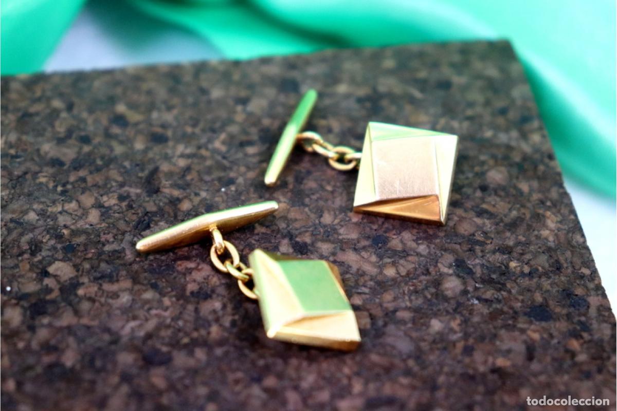 Joyeria: Gemelos de oro de 19,2 quilates - Foto 6