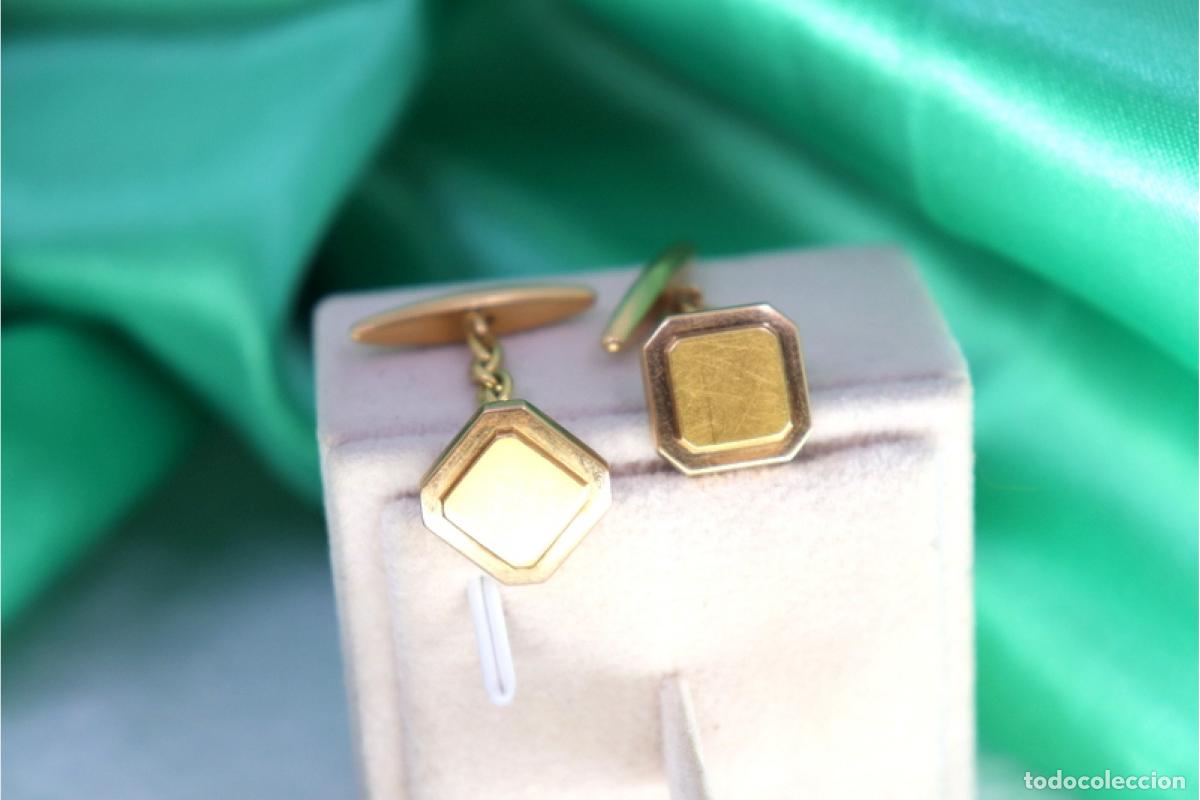 Joyeria: Gemelos de oro de 19,2 quilates - Foto 4