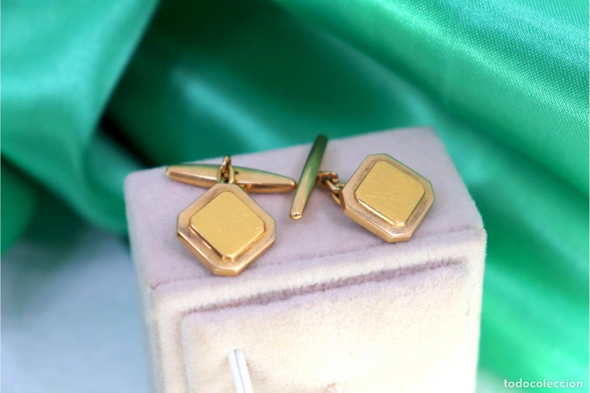 Joyeria: Gemelos de oro de 19,2 quilates - Foto 5