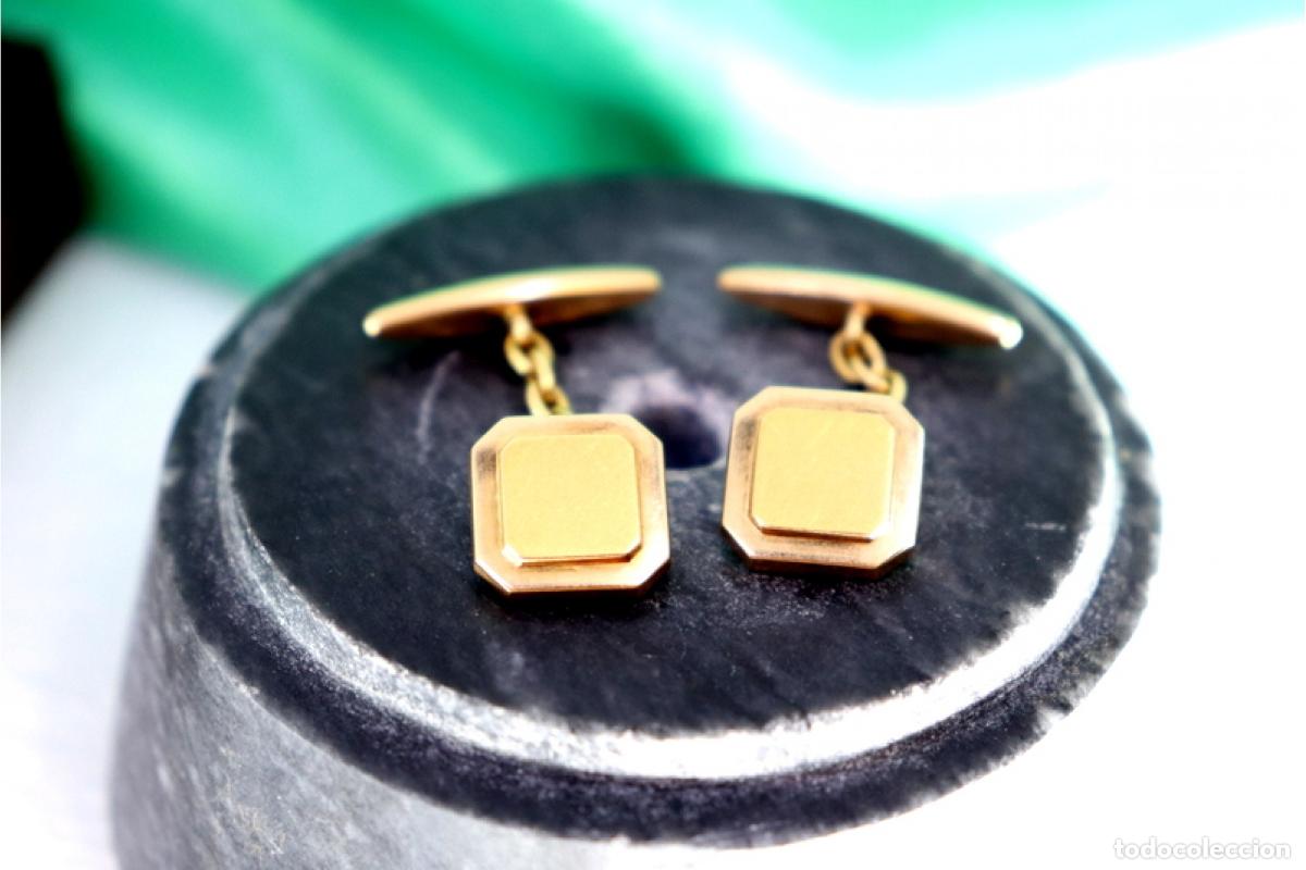 Joyeria: Gemelos de oro de 19,2 quilates - Foto 7