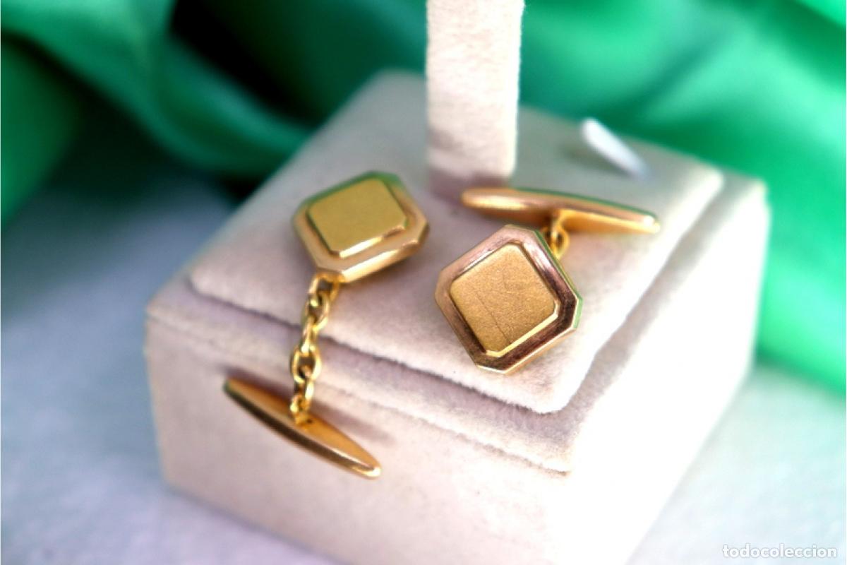 Joyeria: Gemelos de oro de 19,2 quilates - Foto 1