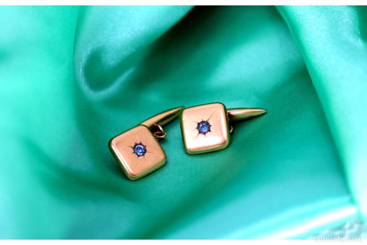 Joyeria: Gemelos de oro de 19,2 quilates - Foto 2